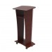 FixtureDisplays® Wood Podium with Frost Acrylic Front Panel, 46.5